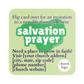 Custom Branded Salvation Prayer Cards
