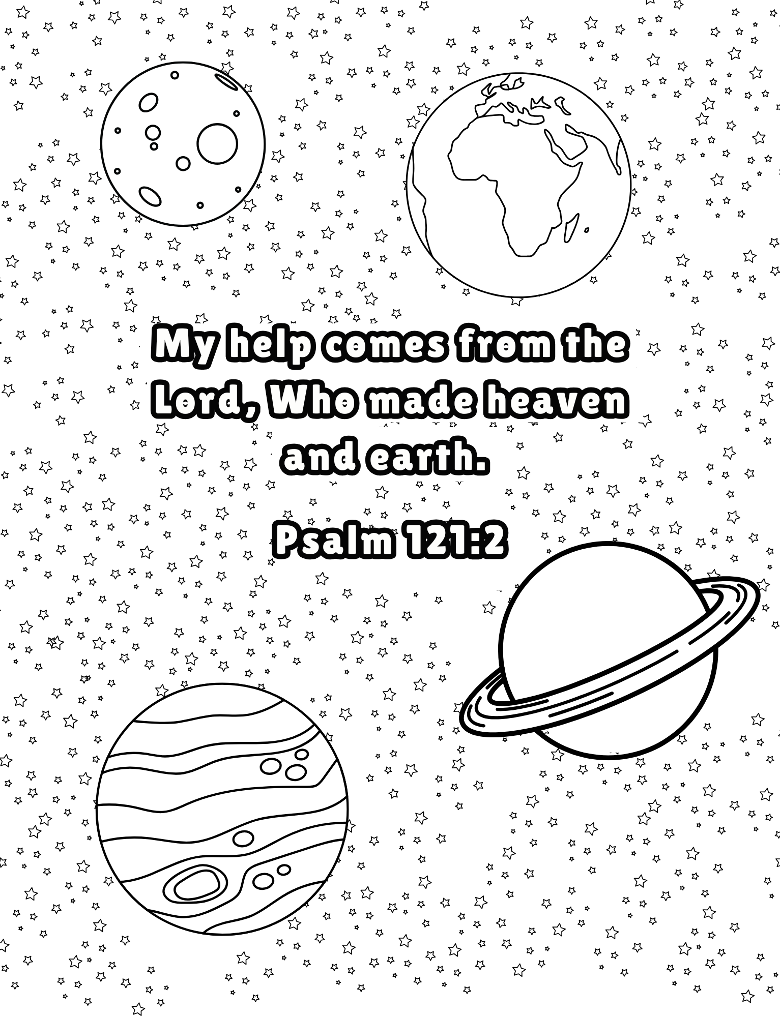 Christian Coloring Book Bible Verse Edition